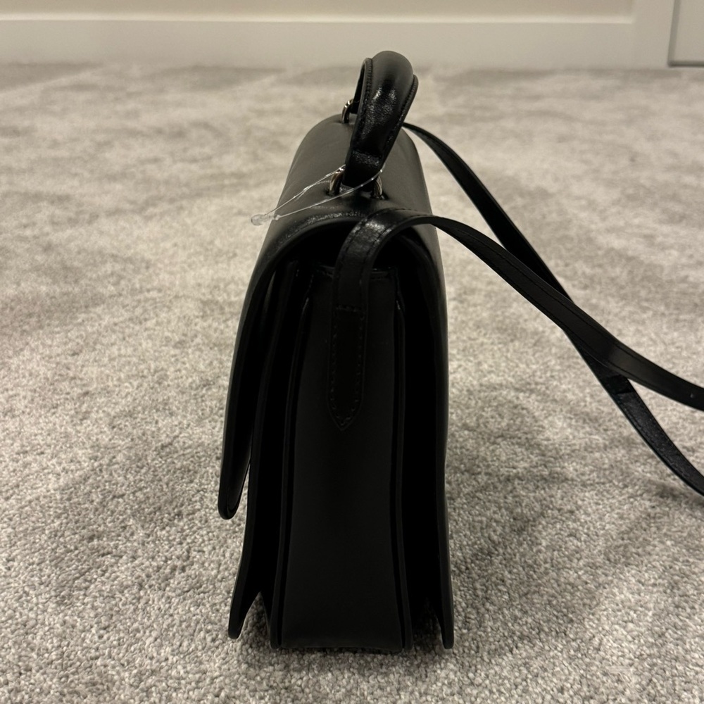 Reformation Monica Crossbody Leather Bag in Black NWOT - Picture 10 of 14